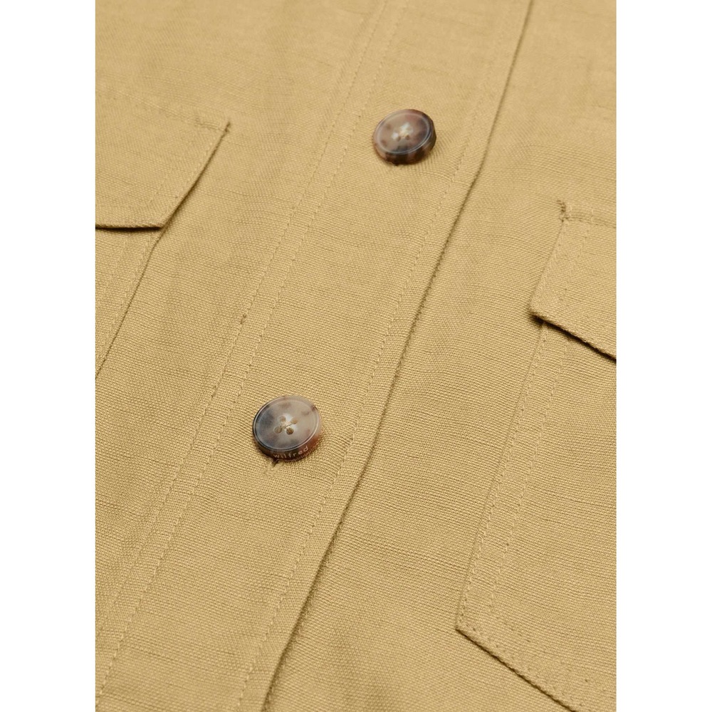 Aritzia Wilfred The Ganna Linen Shirt Jacket Sandy Beige XS Shacket - Picture 10 of 16